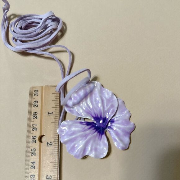 Flower necklace N642 - Picture 4 of 4